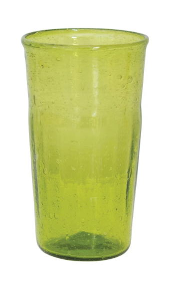 12 oz Hand Blown Drinking Glass