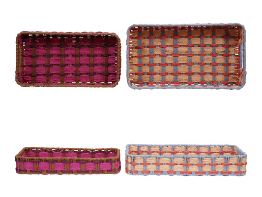 Woven Paper rope Trays